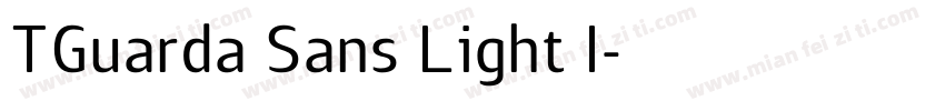 TGuarda Sans Light I字体转换